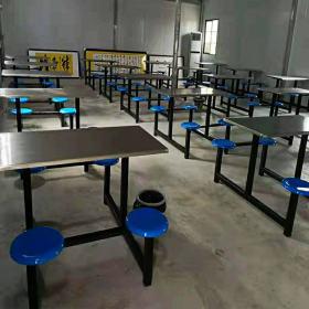 西安藍田縣某小學(xué)食堂不銹鋼餐桌椅順利收官